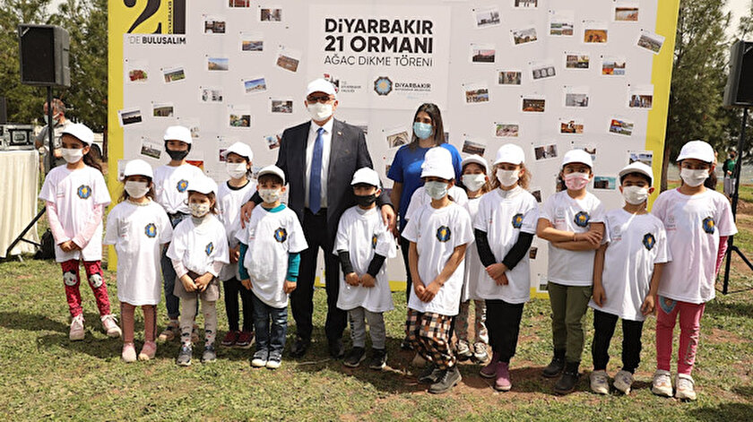 2121 fidan toprakla buluşmaya başladı