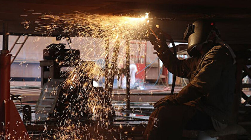 Sanayi üretim endeksi yüzde 8,8 yükseldi