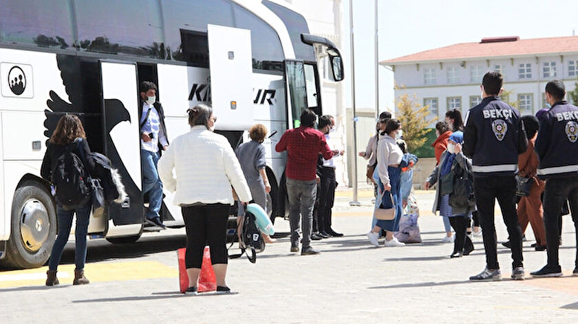Testi pozitif çıkan yolcunun bulunduğu otobüsteki 47 kişi karantinaya alındı