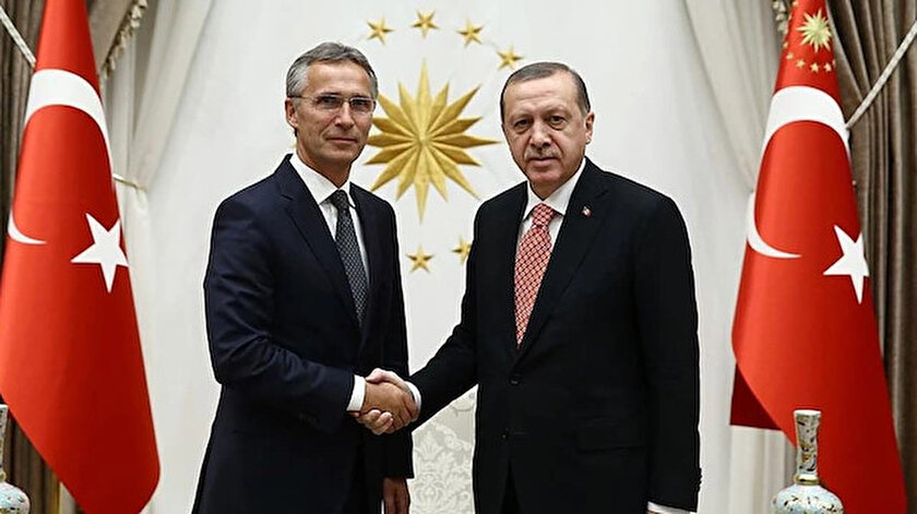 Cumhurbaşkanı Erdoğan NATO Genel Sekreteri Stoltenberg ile görüştü