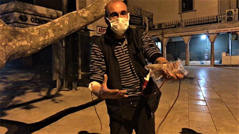 Denizli haberleri: Elinde serum kolunda damar yoluyla hastaneden kaçtı
