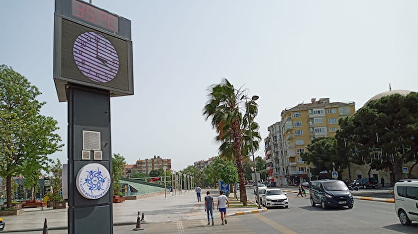 Aydında termometreler 35 dereceyi gösterdi! Aydın hava durumu