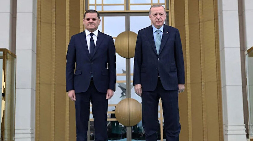 Son dakika haberleri: Cumhurbaşkanı Erdoğan Libya Başbakanı ile görüştü
