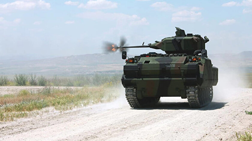 Zırhlı Muharebe Aracı modernizasyon projesinde atış testleri başarılı oldu