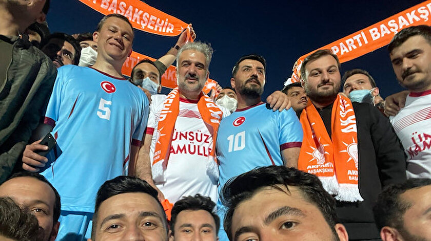 Osman Nuri Kabaktepe dostluk maçında sahaya çıktı