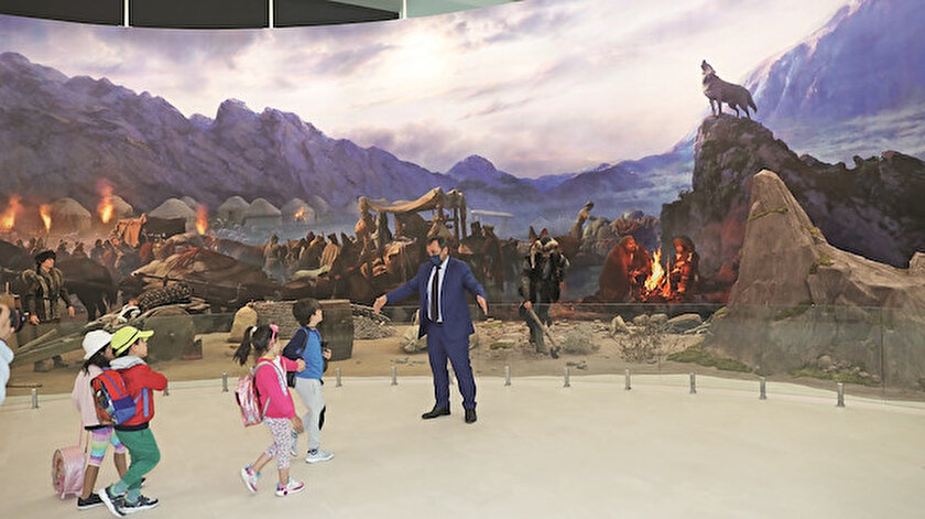 Çocuklar tarihe yolculuk yaptı