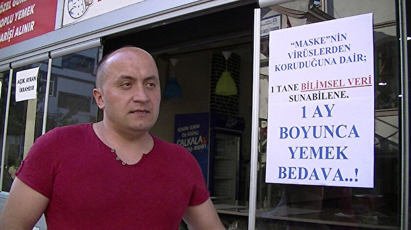 35 defa maske cezası yedi: Dükkanına astığı yazı şaşkına çevirdi