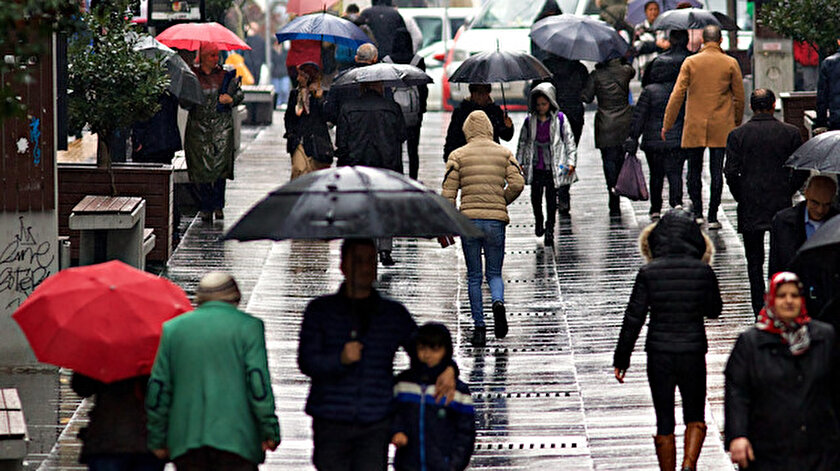 İstanbul ve 25 ile kuvvetli yağış uyarısı! İstanbul, Kocaeli, Sakarya, Bursa, Ankara, Denizli hava durumu