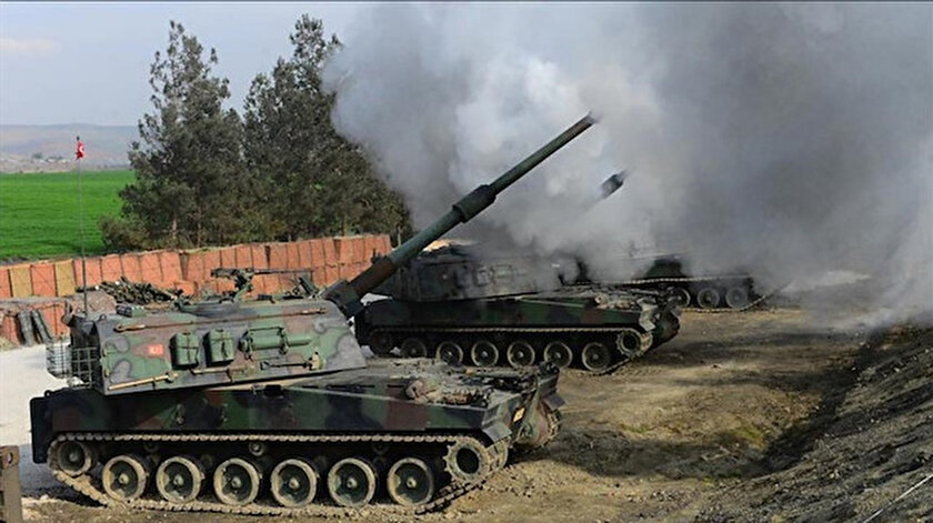 Tel Rıfattaki PKK hedefleri yerle bir edildi