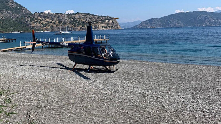 Sivil Havacılık Genel Müdürlüğü plaja iniş yapan helikopterle ilgili açıklama isteyecek