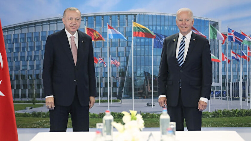 Cumhurbaşkanı Erdoğan: Bidena Türkiye olarak gerek F-35 gerekse S-400 konusunda farklı bir adım atmamızı beklemeyin dedim