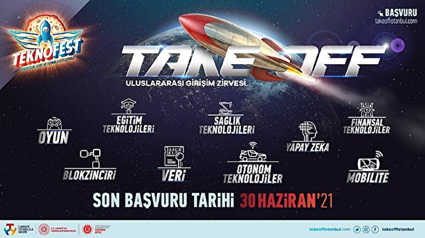 TEKNOFEST 2021 Take Off Uluslararası Girişim Zirvesi başvuruları başladı