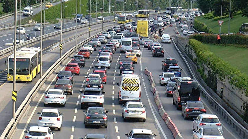 15 Temmuz Şehitler Köprüsünde trafik yoğunluğu