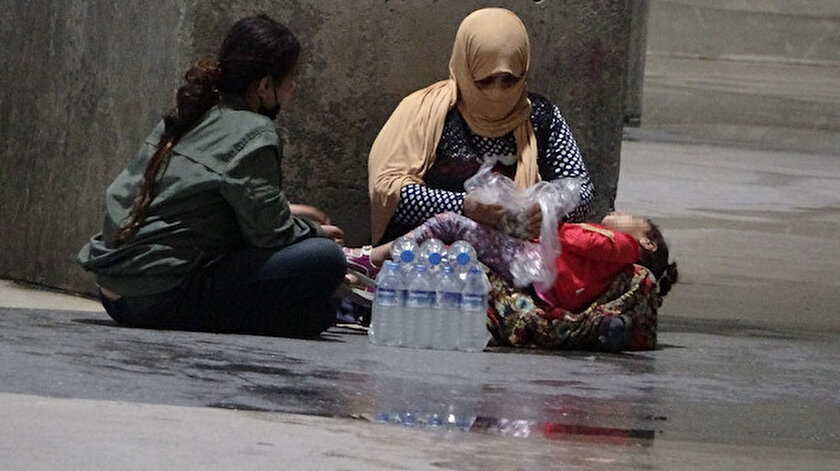 Kucağında çocukla dilenen kadın, 5 defa aynı yerde yakalandı