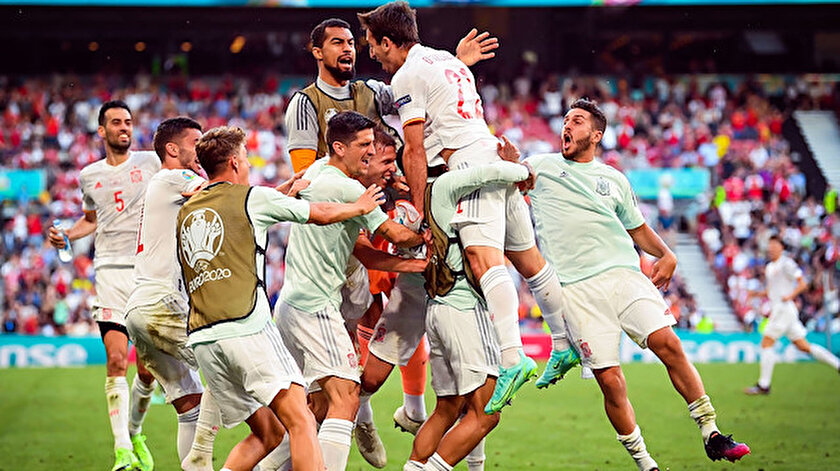 Sekiz golün atıldığı maçta İspanya çeyrek finale yükseldi