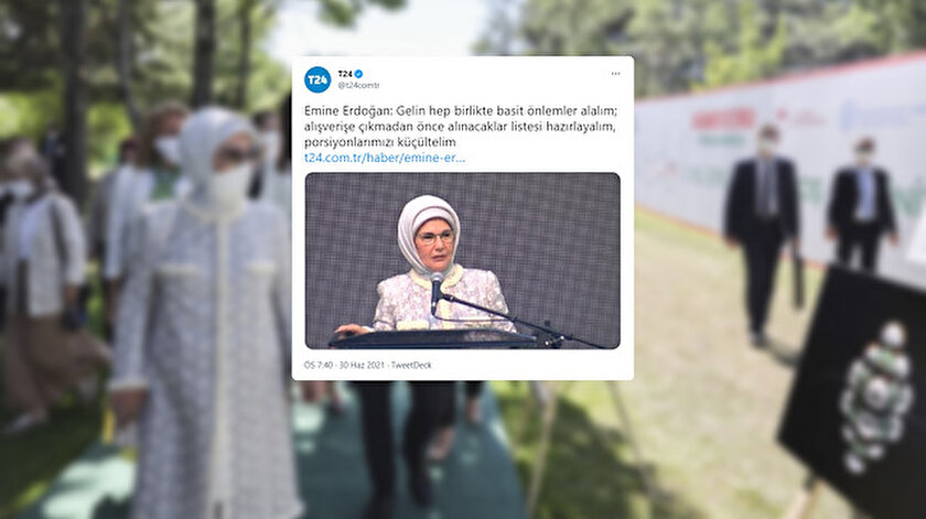 T24den algı operasyonu: Emine Erdoğanın israf mesajını çarpıttılar