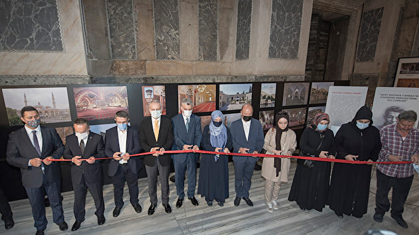 Şehit Mustafa Cambaz’ın hayali gerçek oldu: Ayasofya Camiinde Memleketimin Ulu Camileri fotoğraf sergisi açıldı