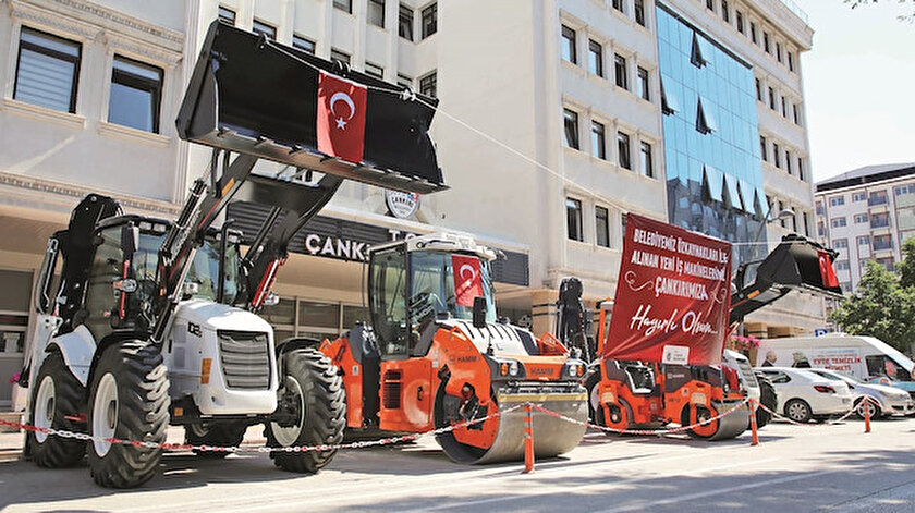 Araç filosuna 4 yeni iş makinesi 