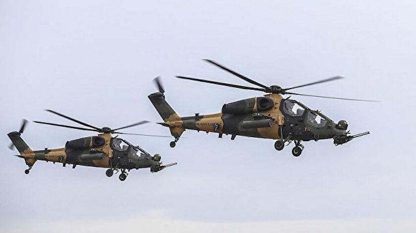 MSB duyurdu: Metinada 5 PKKlı terörist ATAK helikopterleri tarafından etkisiz hale getirildi