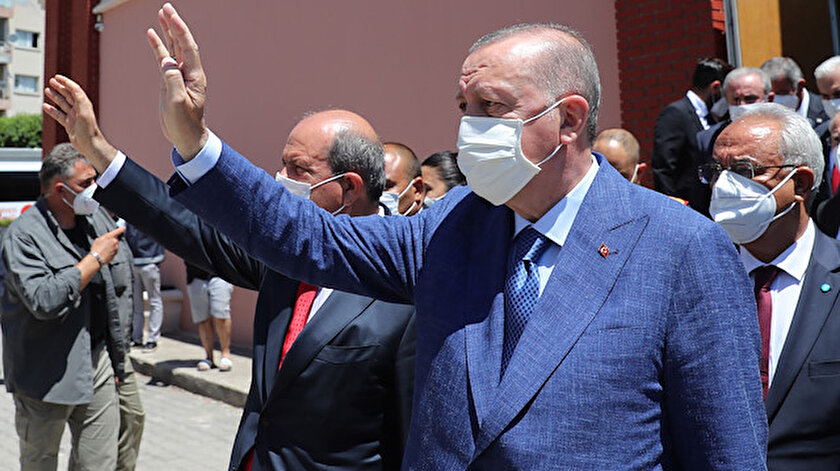 Cumhurbaşkanı Erdoğan: Kuzey Kıbrıs ayağa kalkıyor