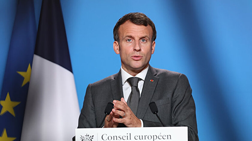 Fransa Cumhurbaşkanı Macrondan terör örgütü YPGye meşruiyet sözü