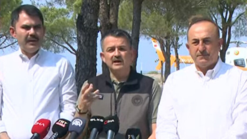 Tarım ve Orman Bakanı Pakdemirli: Şu anda aktif olan yangınlarda iyiye gidiş var