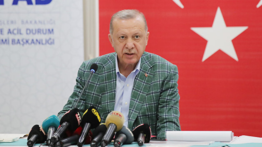 Cumhurbaşkanı Erdoğan: Ormanlarımızı yakanları bulmak boynumuzun borcu