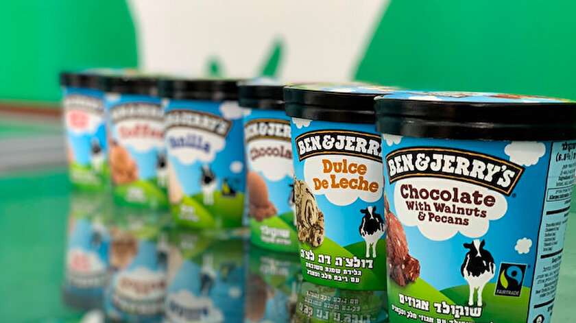 ABDli dondurma markası Ben & Jerry’s İsrailin işgal ettiği topraklarda artık dondurma satmayacak