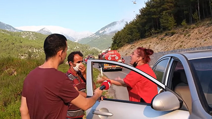Provokatörler yangın bölgesinde: Havadan ve karadan müdahaleye rağmen Yardım edilmiyor yalanı