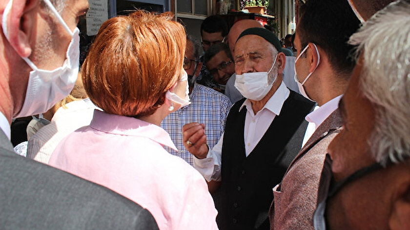 Akşener vatandaşı azarladı: Hakkım haram olsun hepinize