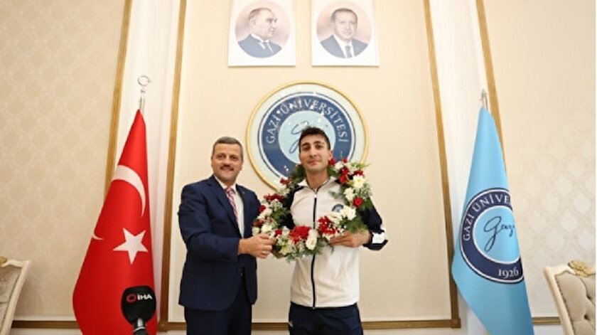 Olimpiyat madalyalı tekvandocu Hakan Reçber’den anlamlı ziyaret