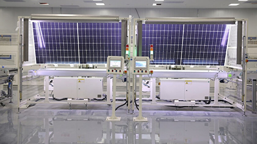 Kalyon Güneş Teknolojileri Fabrikası 1 yılda 1 milyon panel üretti