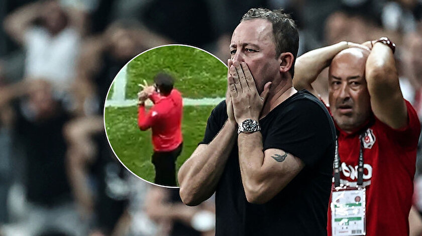 Beşiktaş-Karagümrük maçında yaşanan skandalın görüntüleri ortaya çıktı