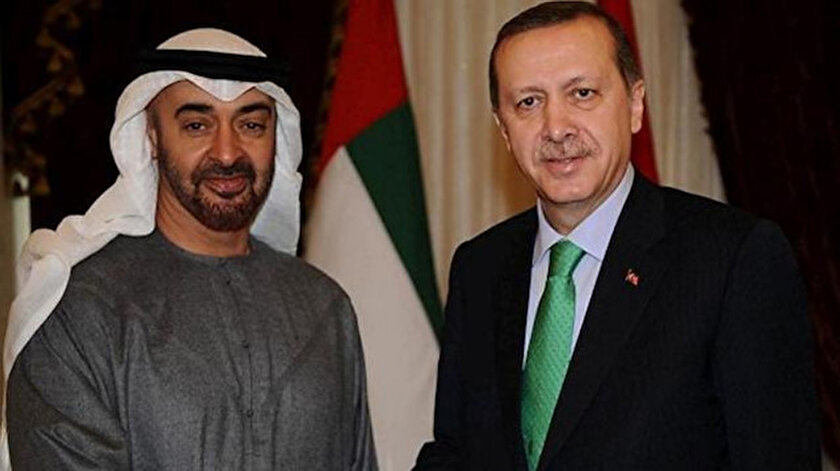 Cumhurbaşkanı Erdoğan Abu Dabi Veliaht Prensi Nahyan ile görüştü