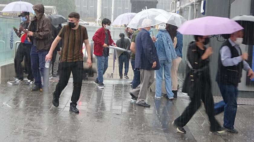 Meteorolojiden 12 ile sarı kodlu uyarı yapıldı! İstanbul, İzmir, Bursa, Kocaeli, Edirne hava durumu