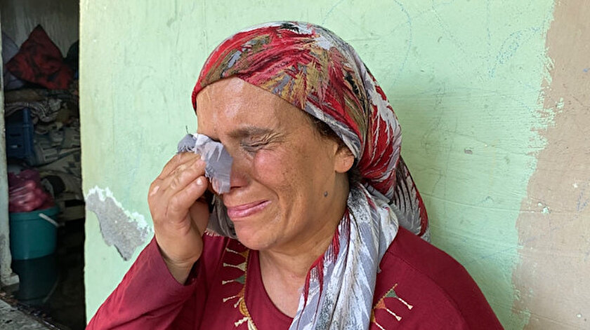 Kirada oturduğu evi yandı: Gözyaşları içinde yardım istedi