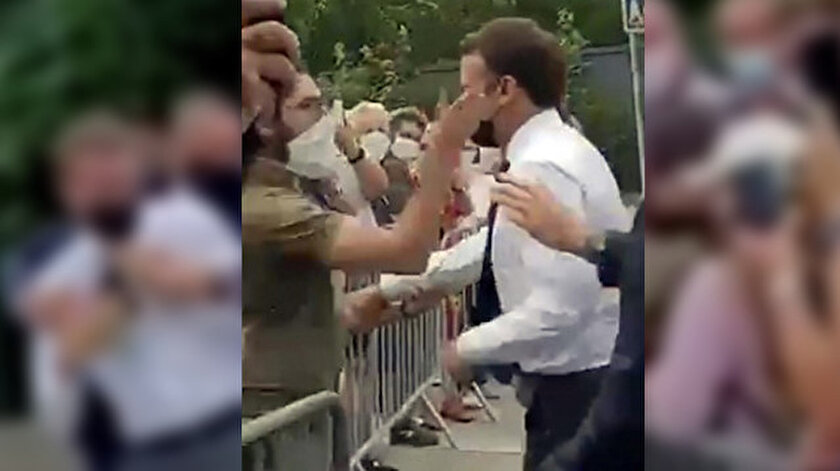 Fransa Cumhurbaşkanı Macrona tokat atan genç: Pişman değilim