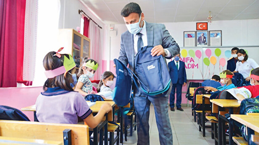 Afetzede çocuklar unutulmadı