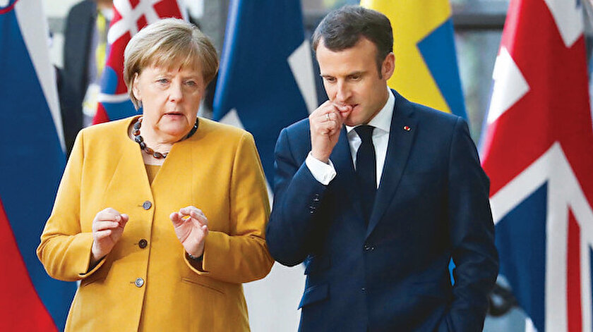 Merkel Fransa’da Macron’u geçti