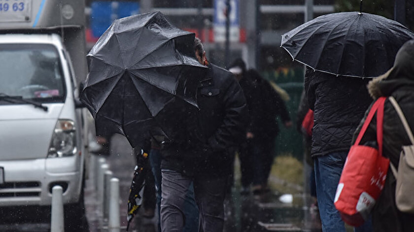 Meteorolojiden 11 ile kuvvetli yağış uyarısı yapıldı