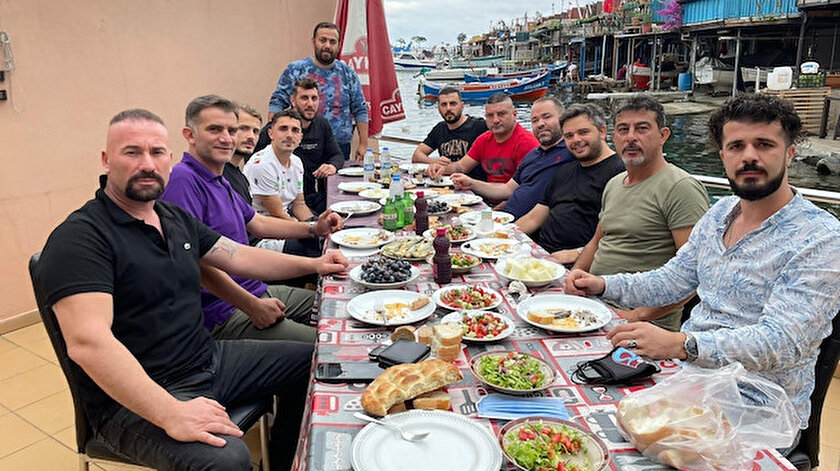 Trabzonsporda buzları eriten yemek