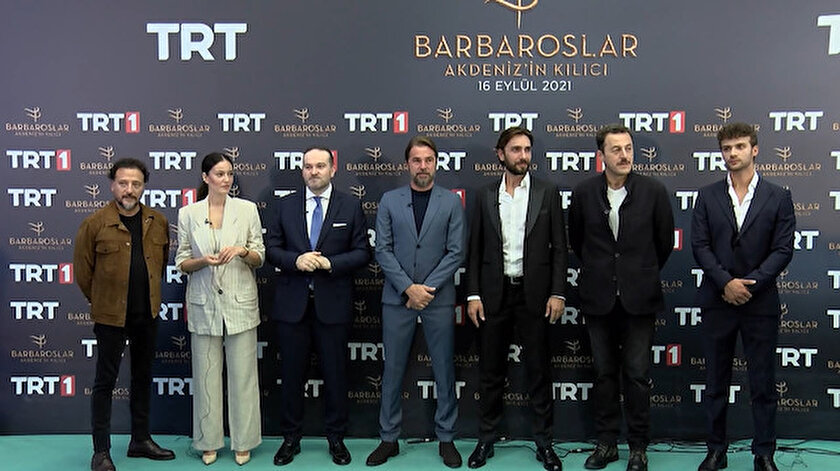 TRTnin merakla beklenen dizisi Barbaroslar Akdenizin Kılıcının galası yapıldı
