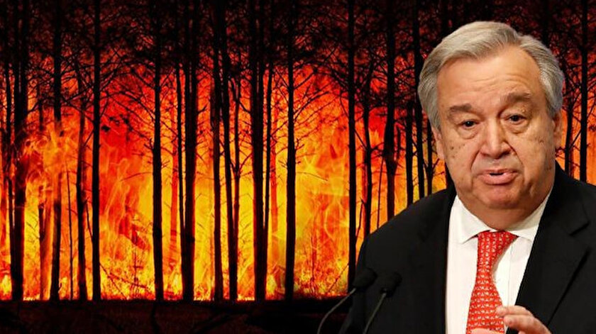 BM Genel Sekreteri Guterres uyardı: Dünya 2,7 santigrat derecelik sıcaklık artışına giden felaket bir yolda