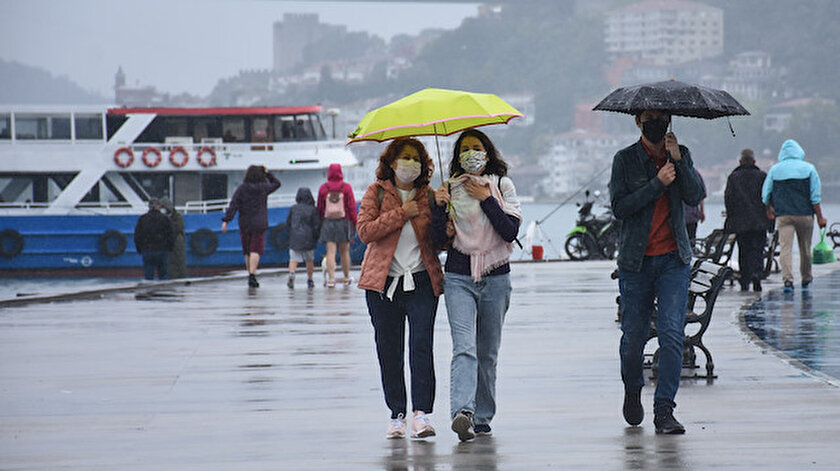 İstanbul ve Trakya için kuvvetli yağış uyarısı! İstanbul, Edirne, Tekirdağ, Kırklareli hava durumu