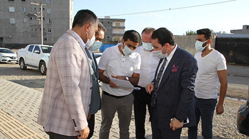 Bismil Kaymakamı Zengince projeleri denetledi