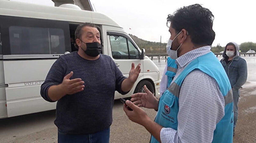 Pozitif yolcu taşıyan sürücünün ilginç bahanesi: Benim eski tarz telefonla HES kodu sorgulama şansım yüzde sıfır