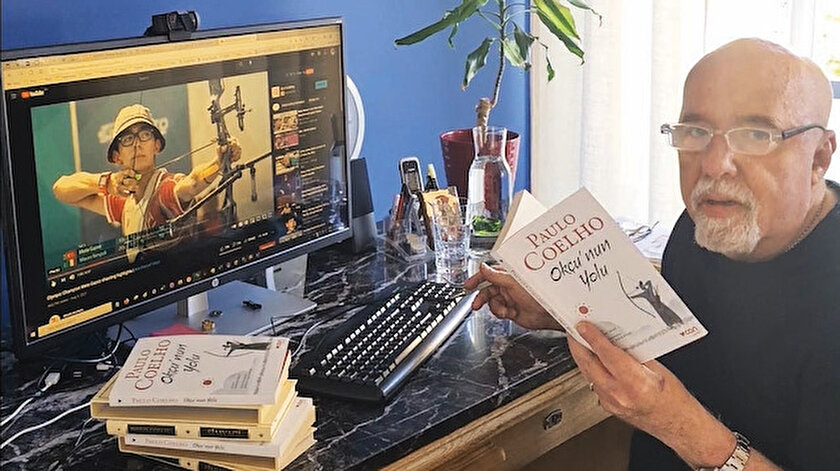 Ünlü yazar Paulo Coelho, yeni kitabı “Okçu’nun Yolu”nu Mete Gazoza adadı