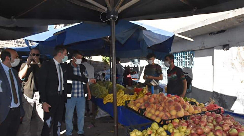 Başkan Çakırdan pazar yeri denetimi