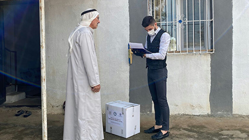 Yaşlı Vatandaşlara Hijyen Paketi Dağıtıldı