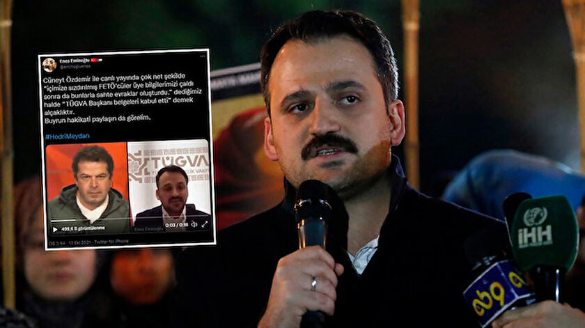 FETÖ bilgilerimizi çaldı sözleri çarpıtılan TÜGVA Başkanı Enes Eminoğlundan videolu kanıt: Buyurun hakikati paylaşın da görelim